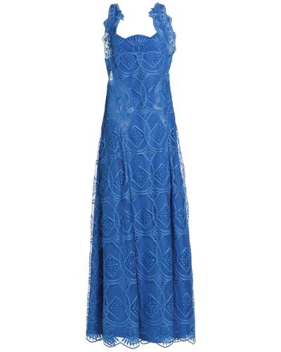 Alberta Ferretti Maxi-Kleid - Blau