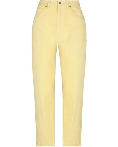 Pence Denim Trousers - Yellow