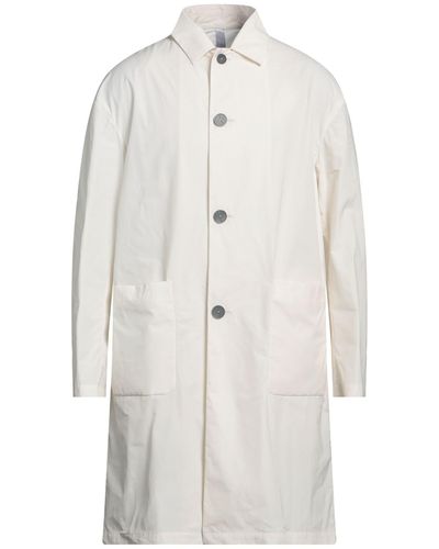 Hevò Overcoat & Trench Coat - White