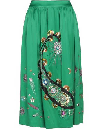 Manish Arora Midi Skirt - Green