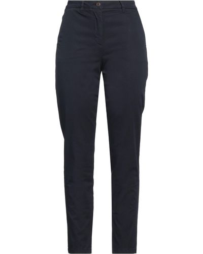 Tommy Hilfiger Midnight Trousers Cotton, Lyocell, Elastane - Blue