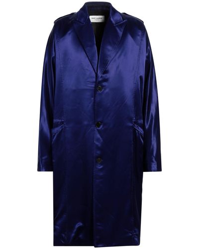 Saint Laurent Overcoat - Blue