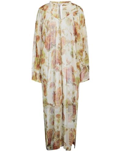 Dries Van Noten Maxi-Kleid - Weiß