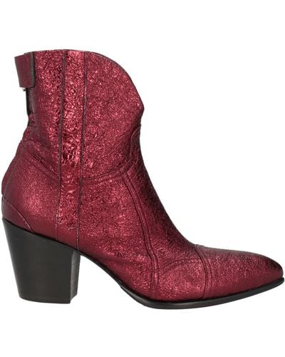 Rocco P Ankle Boots - Red