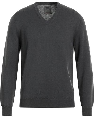 Fedeli Steel Sweater Wool - Gray