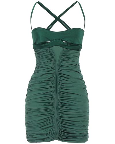 Mugler Mini Dress - Green
