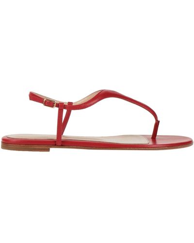 Gianvito Rossi Thong Sandal - Red