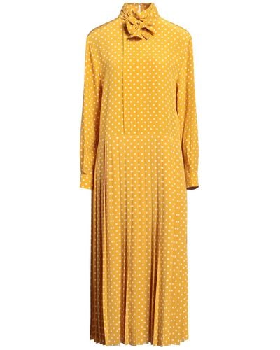 Celine Maxi Dress Silk - Yellow