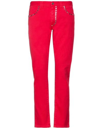 Just Cavalli Pantalon en jean - Rouge