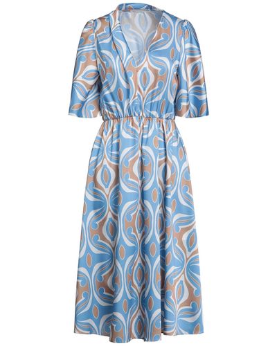 Biancoghiaccio Midi Dress - Blue