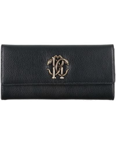 Black Roberto Cavalli Wallets and cardholders for Women | Lyst