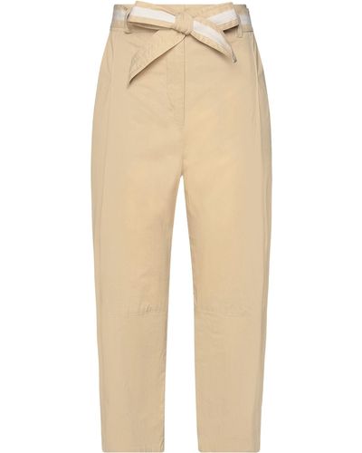 Manila Grace Cropped Trousers - Natural