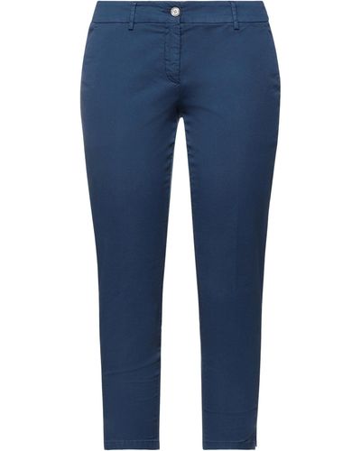 Siviglia Cropped Trousers - Blue