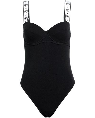 Chiara Ferragni Lingerie Bodysuit - Black