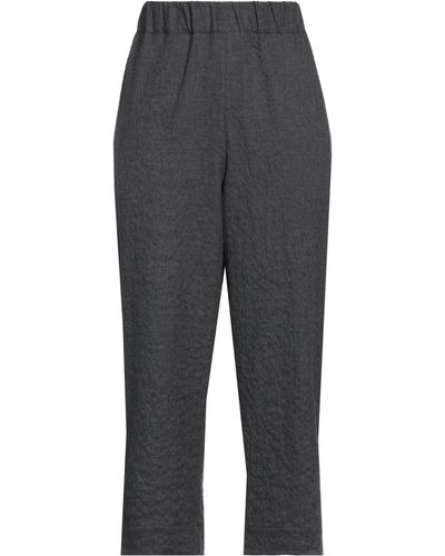 Isabella Clementini Cropped Pants - Gray