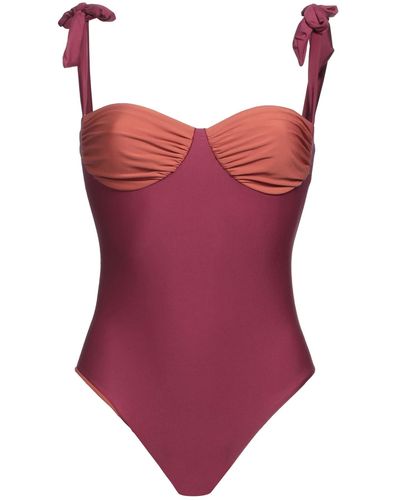 Tela One-piece Swimsuit - Red