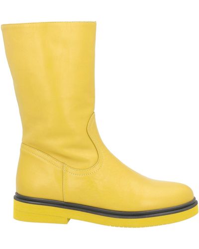 J.A.P. JOSE ANTONIO PEREIRA Ankle Boots - Yellow