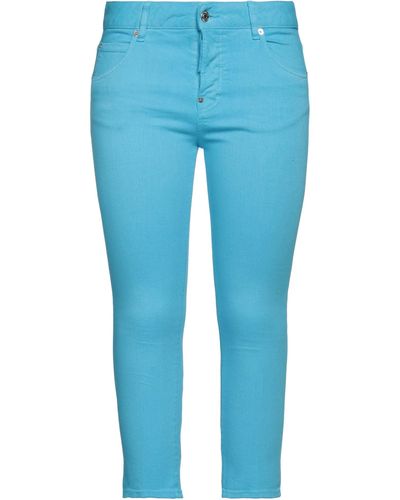 DSquared² Pantaloni Cropped - Blu