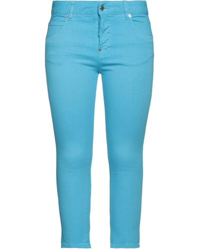 DSquared² Cropped Trousers - Blue