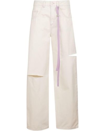 ICON DENIM Pantaloni Jeans - Bianco