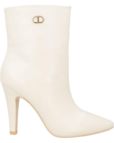 Twin Set Ankle Boots - White