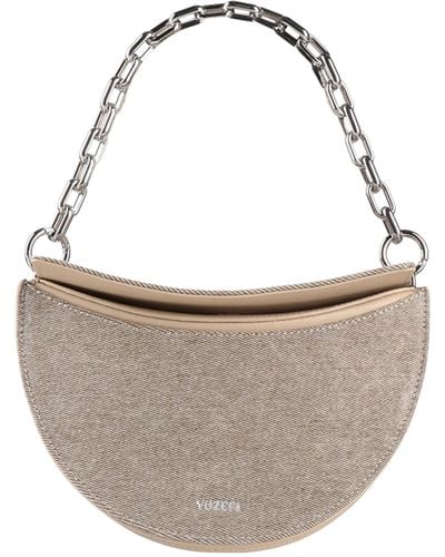 Yuzefi Khaki Handbag Leather - Gray