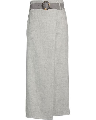 Emporio Armani Maxi Skirt - Gray