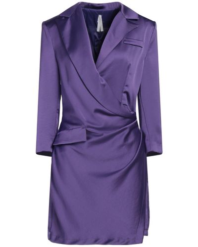 Imperial Mini Dress - Purple