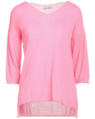 CROCHÈ Pullover - Pink