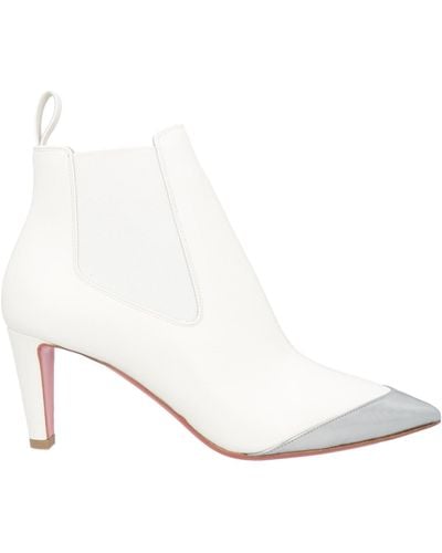 Christian Louboutin Ankle Boots - White