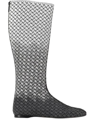 Bottega Veneta Knee Boots - Metallic
