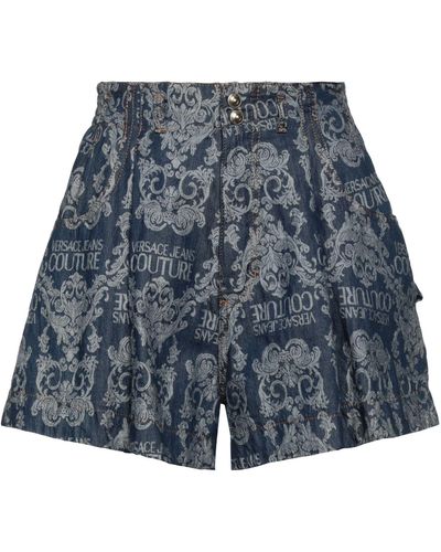 Versace Jeans Couture Shorts Jeans - Blu