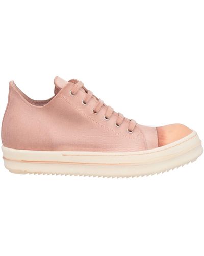 Rick Owens Light Sneakers Textile Fibers - Pink