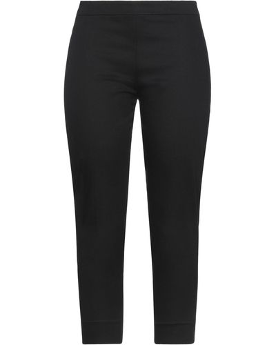 Caractere Cropped Trousers - Black