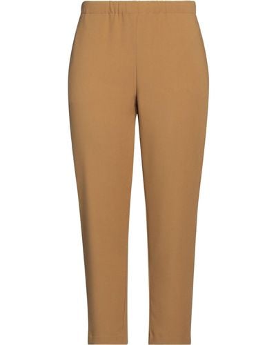 Ottod'Ame Trousers Polyester, Viscose, Elastane - Natural
