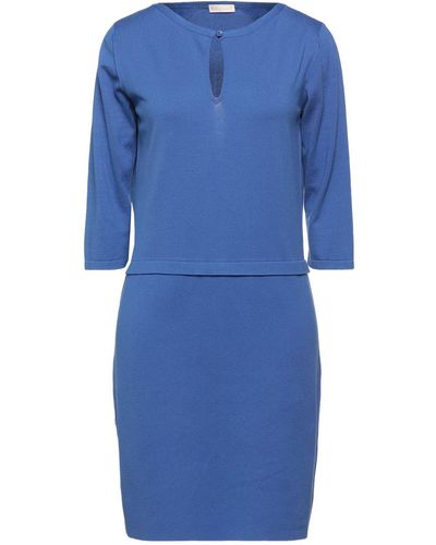 Cruciani Short Dress - Blue