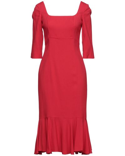 L'Autre Chose Midi Dress - Red