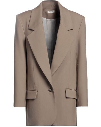 The Mannei Suit Jacket - Brown