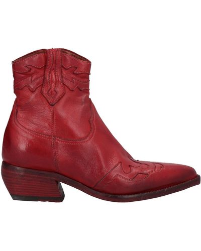 Jo Ghost Ankle Boots - Red