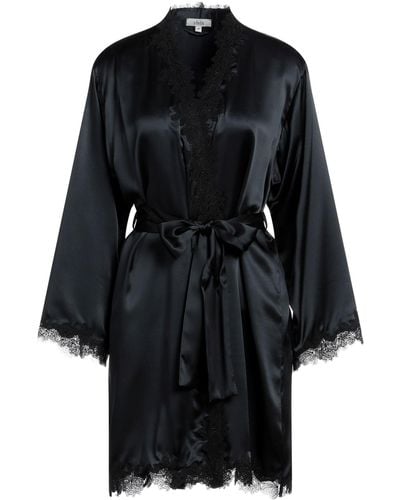 Vivis Dressing Gown Or Bathrobe - Black