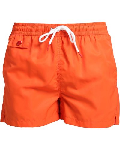 Kiton Swim Trunks - Orange