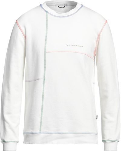 Grey Daniele Alessandrini Sweatshirt - White