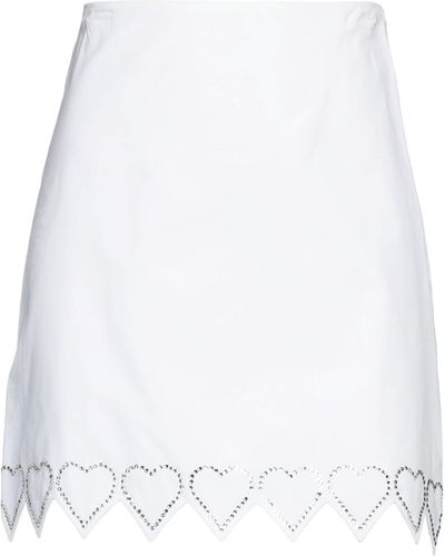 Mach & Mach Mini Skirt - White
