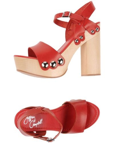 Jeffrey Campbell Mules & Clogs - Red