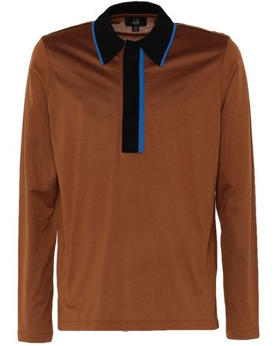 Dunhill Polo Shirt Cotton - Brown