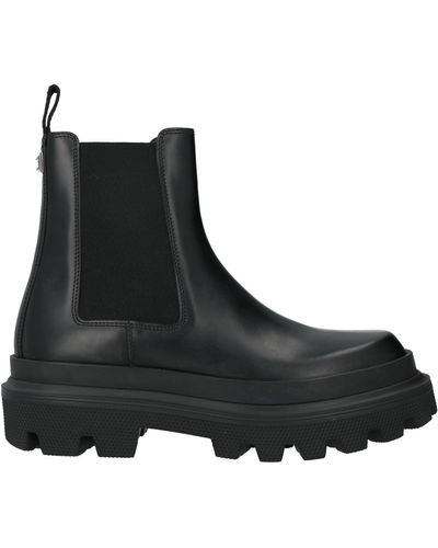 Dolce & Gabbana Ankle Boots - Black