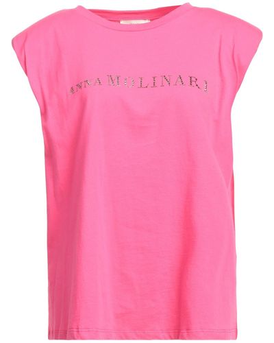 Anna Molinari Camiseta - Rosa