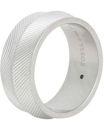 Fossil Ring - Grey