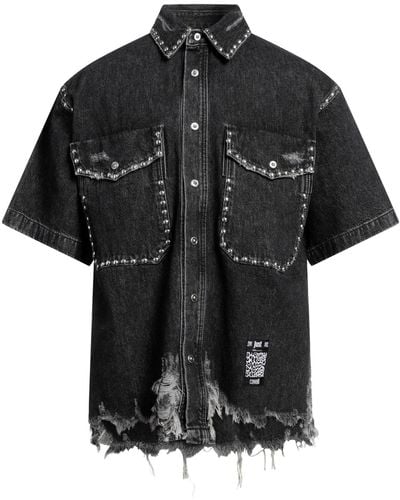Just Cavalli Denim Shirt - Black