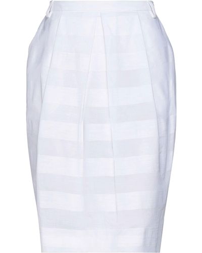 Malo Midi Skirt - White